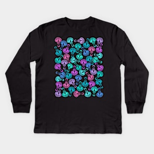 Mushroom Pattern Kids Long Sleeve T-Shirt